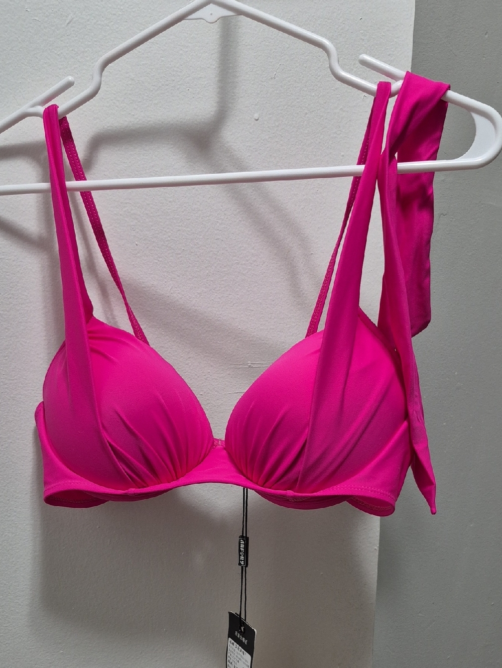 Women's Bright Pink Padded Bra - Comfortable Support